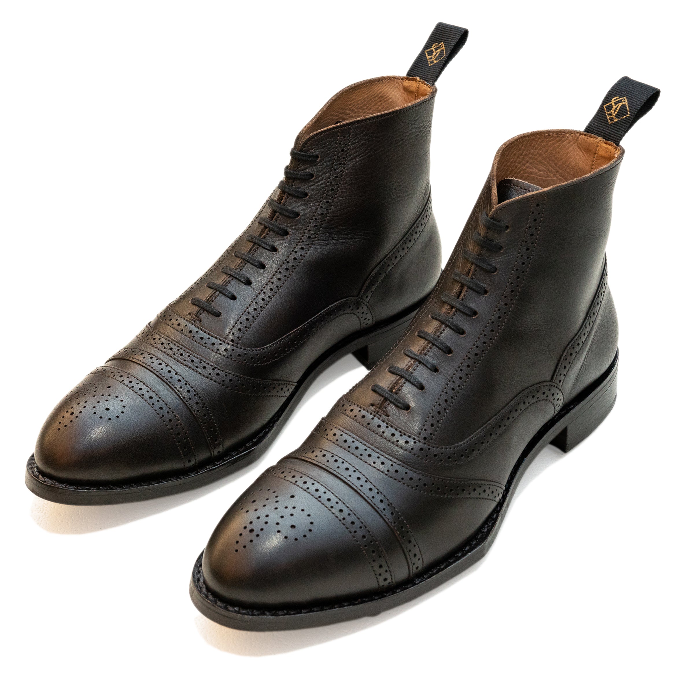 balmoral boots with suit