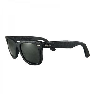 ray ban wayfarer leather black