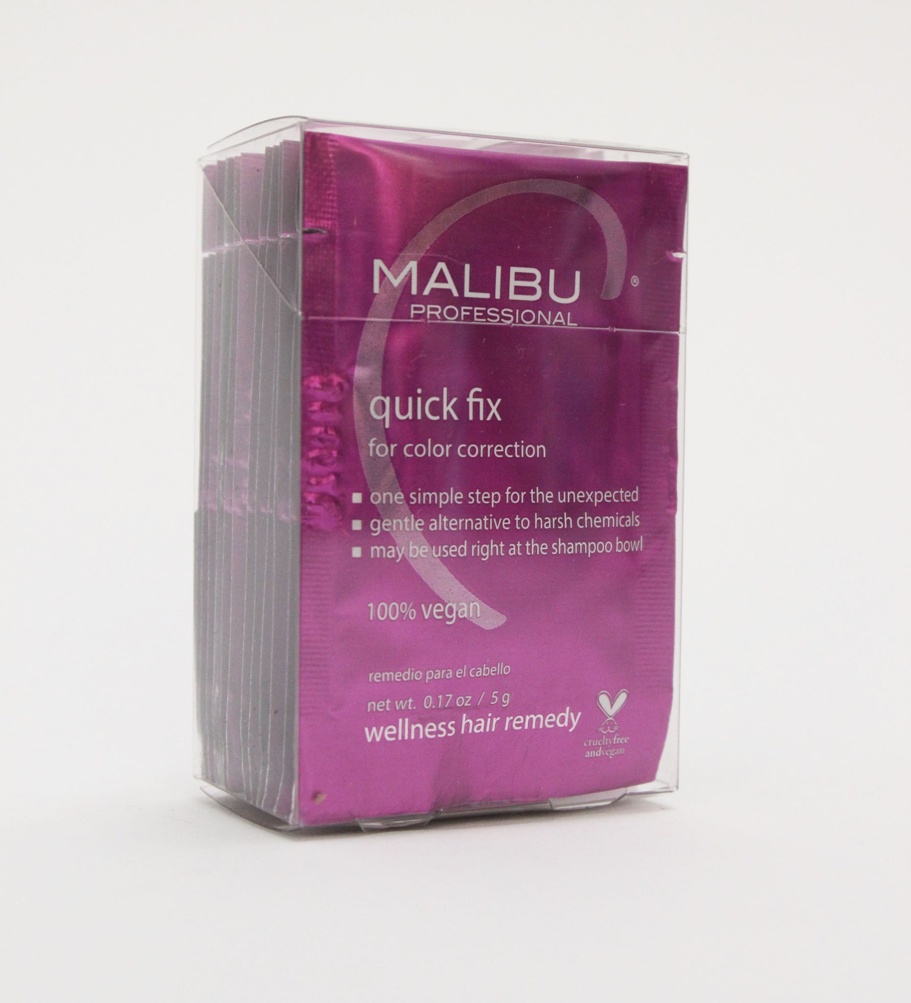 Malibu C Quick Fix For Color Correction 0 17 Oz 12 Single Packets Life And Health Source