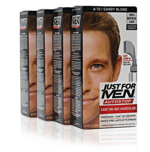 Just For Men A 10 Autostop Comb In Sandy Blonde 4 Pack Life