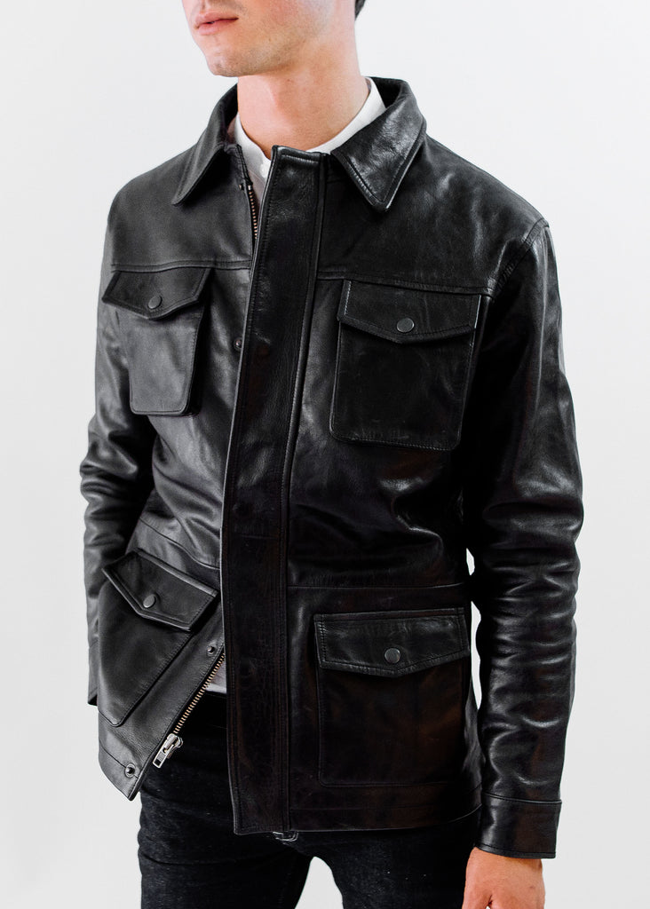 Inspired By This: Leather Field Jacket