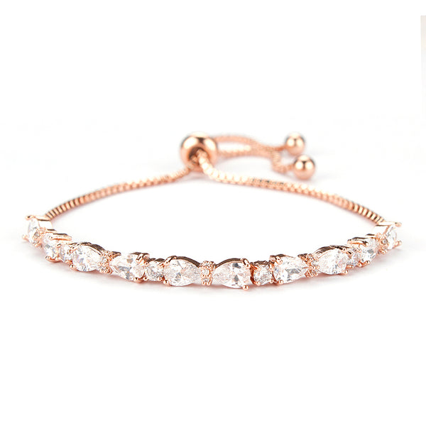 rose gold ankle bracelet