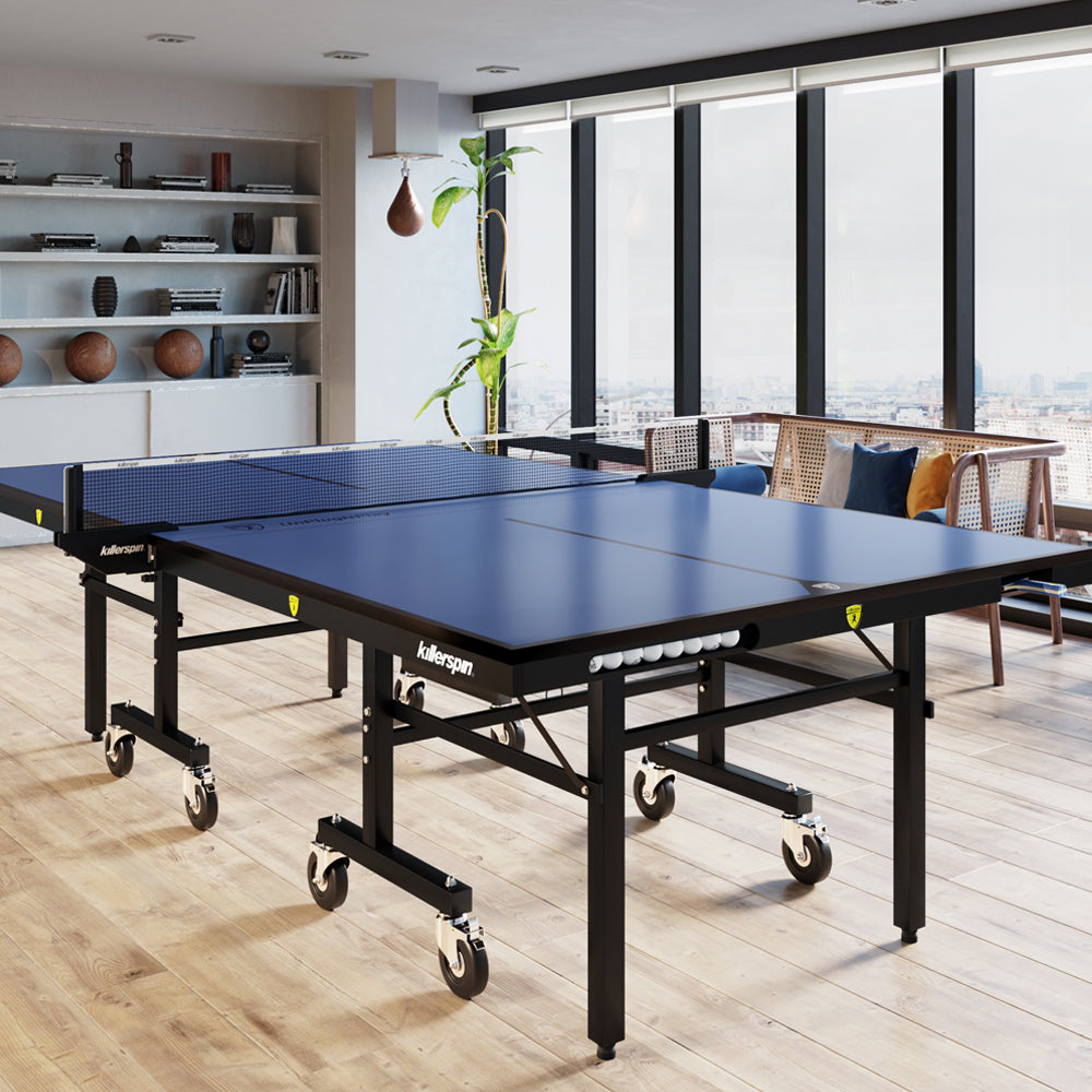 Lancaster 4 Piece Official Size Indoor Folding Table Tennis Ping Pong Game  Table 821735440110