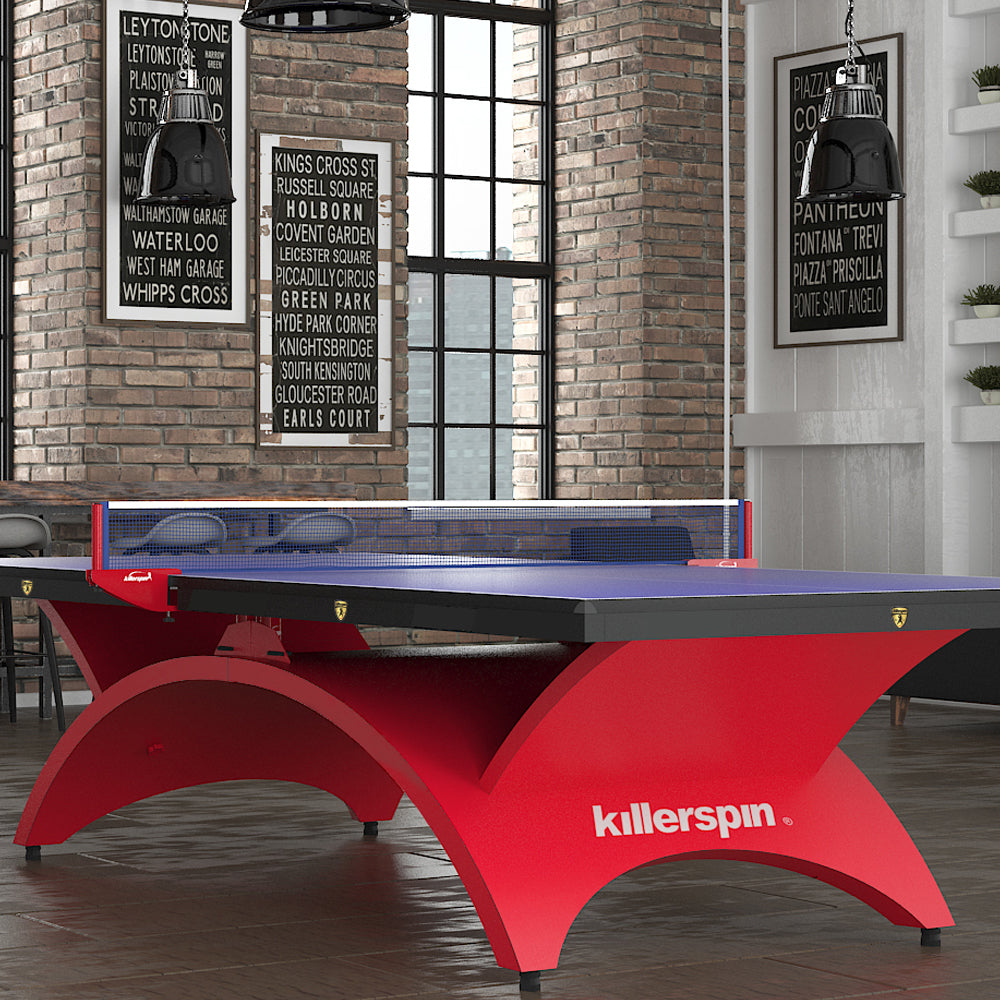 Killerspin Jet800 SPEED N2 Ping Pong Paddle with Storage Case Red/Black  825509110117