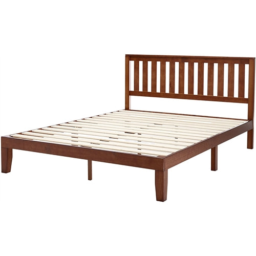 Queen Mission Style Solid Wood Platform Bed Frame With Headboard Espr Simply Home Life