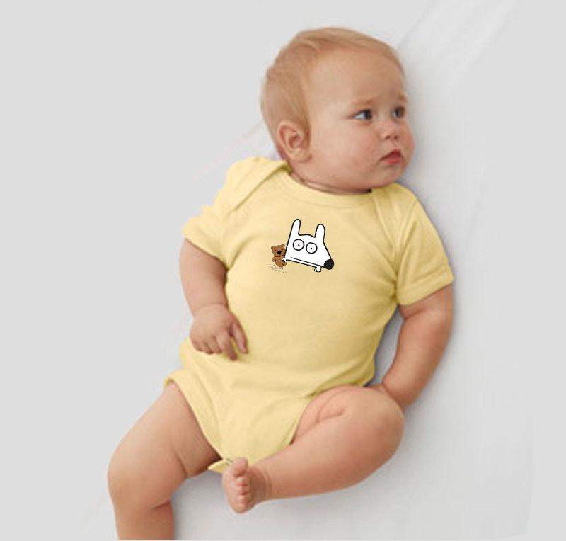 teddy bear baby onesie