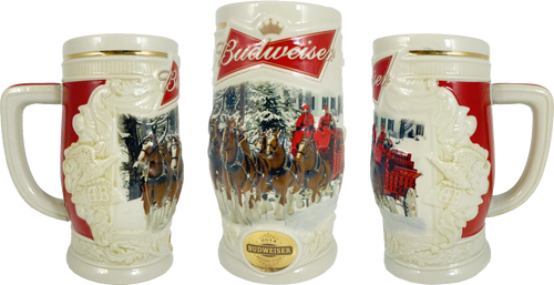 2020 budweiser christmas mug