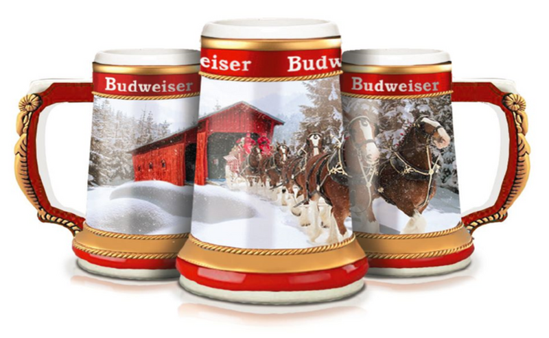 2019 Budweiser Holiday Stein- 40th Year Anniversary.