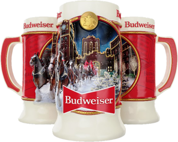 2020 Budweiser Holiday Stein EP Bud Store