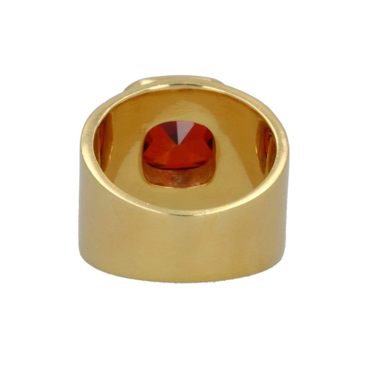 Lilly Ring in 18K Gold Vermeil / Red Garnet