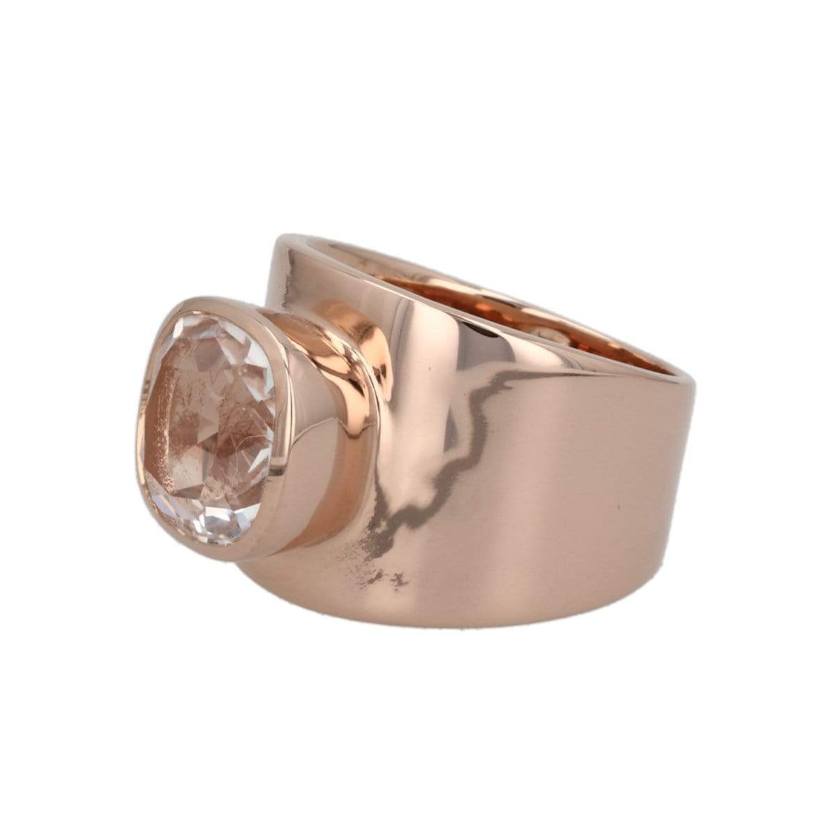 Lilly Ring in Rose Gold / Clear Quartz