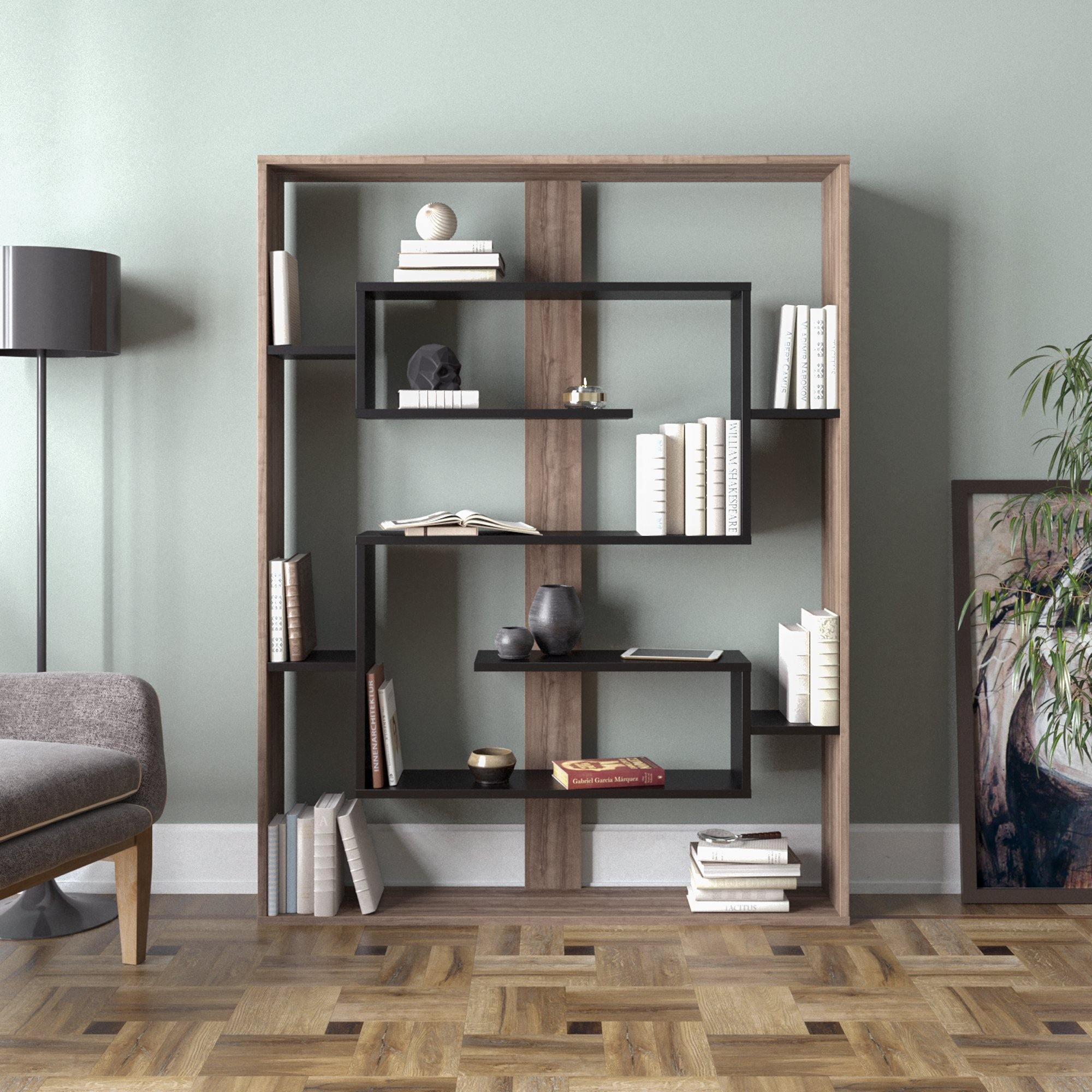 Esteban 61'' Tall Geometric Bookcase