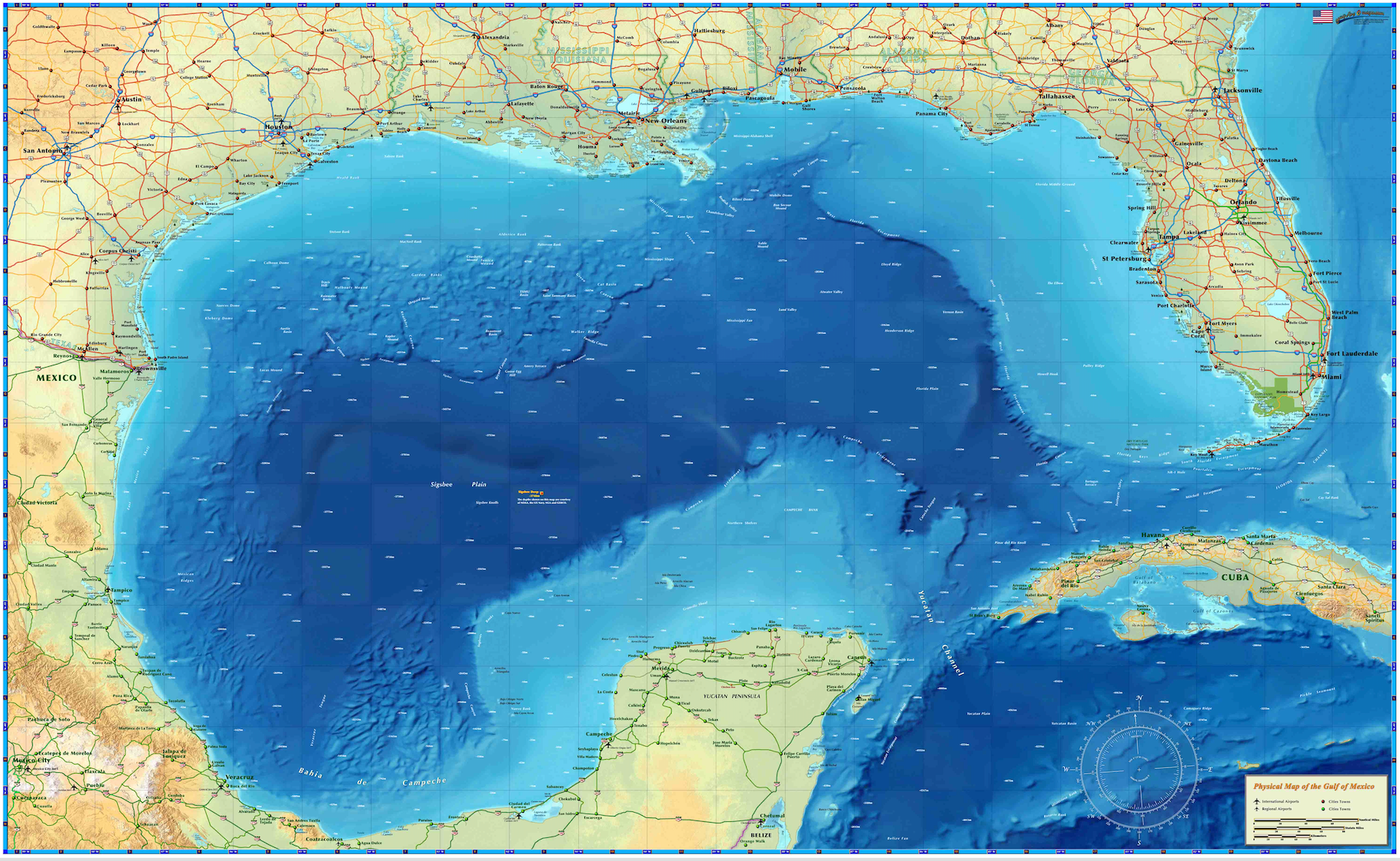 Gulf Of Mexico Coastal Map