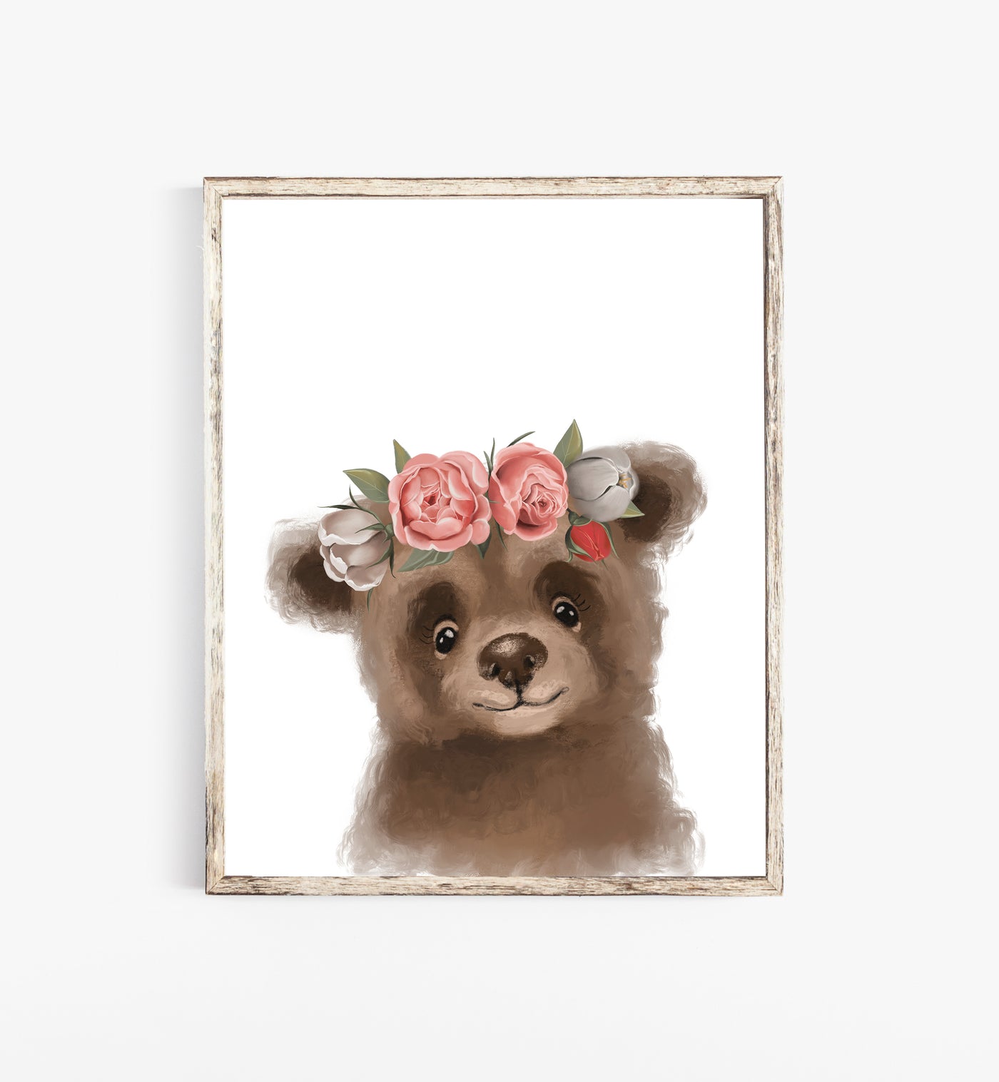 bear with flower crown