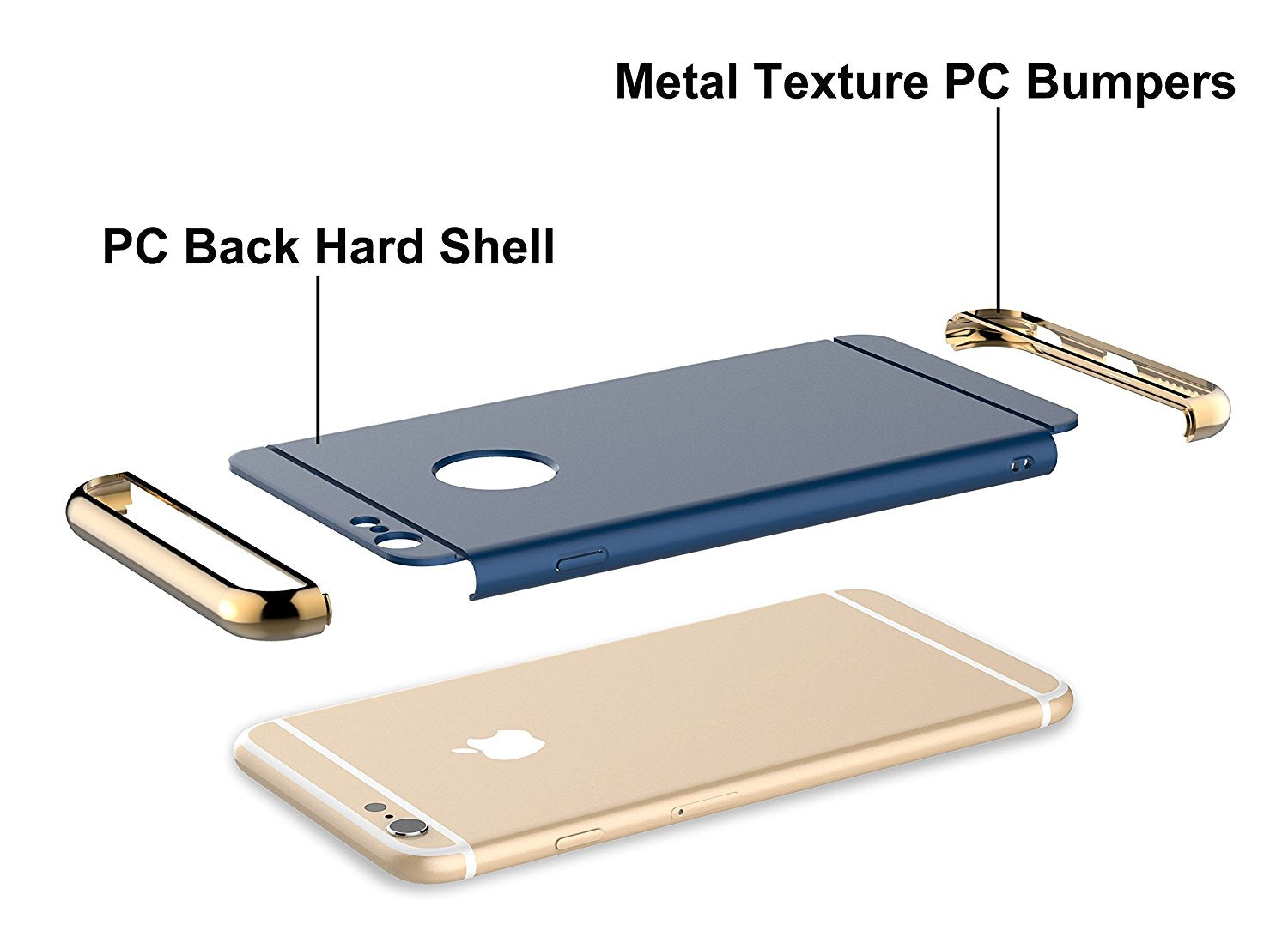 jeugd plannen Samenstelling iPhone 6S Case 3 In 1 Ultra Thin and Slim Hard Case Coated Non Slip Ma –  Sintron Technology