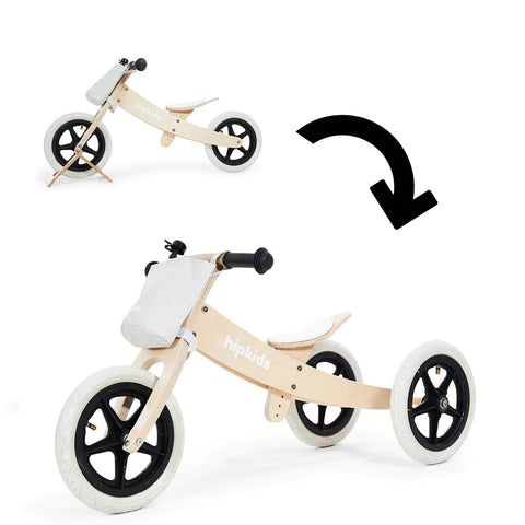 2 in 1 Wooden Trike / Balance Bike