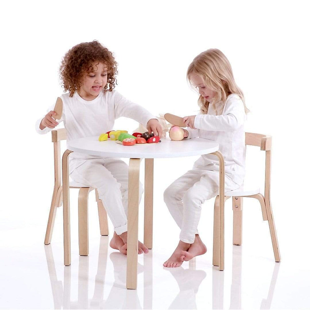 childrens table and 2 chairs