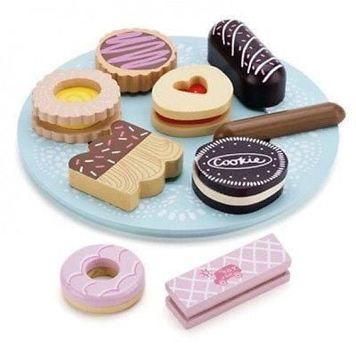 wooden play biscuits