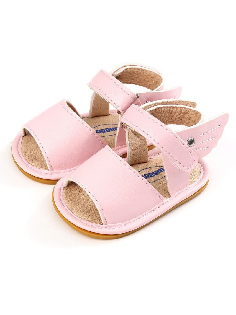Solid Color Sandal-Pink