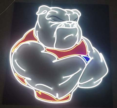 Bulldog Neon Sign