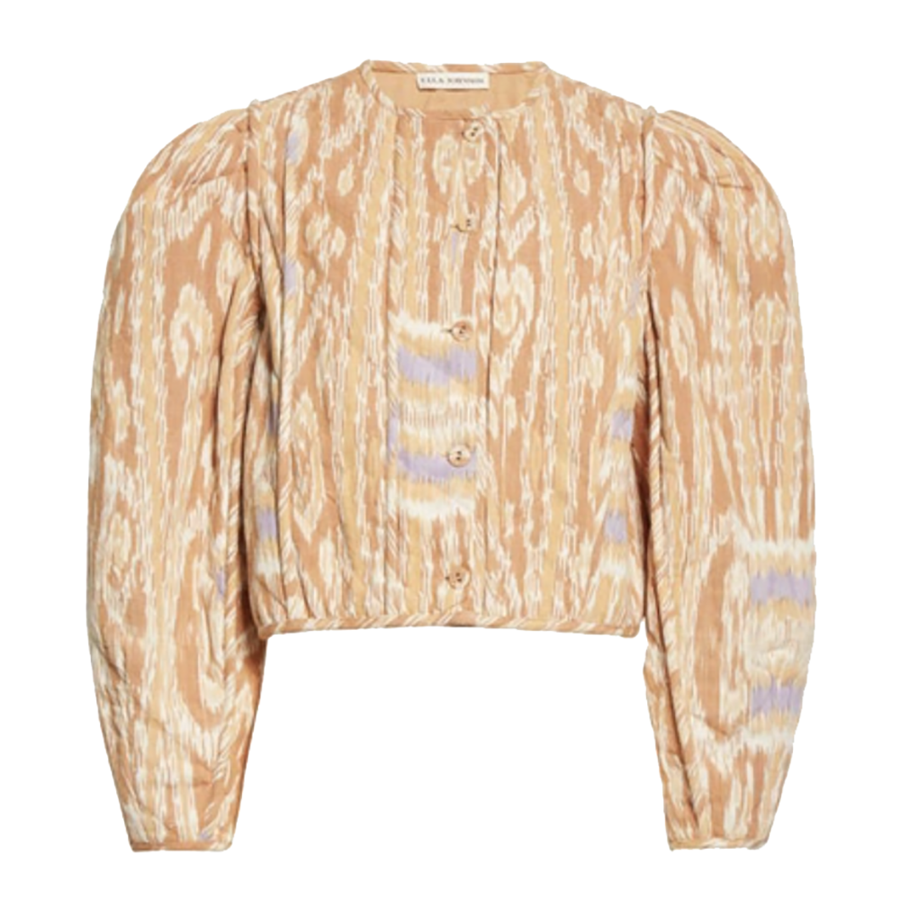 Arabella Printed Jacket in Maize – Riada Concept