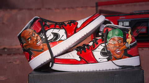 CUSTOM Cartoon Jordan 1s Michael Jordan 