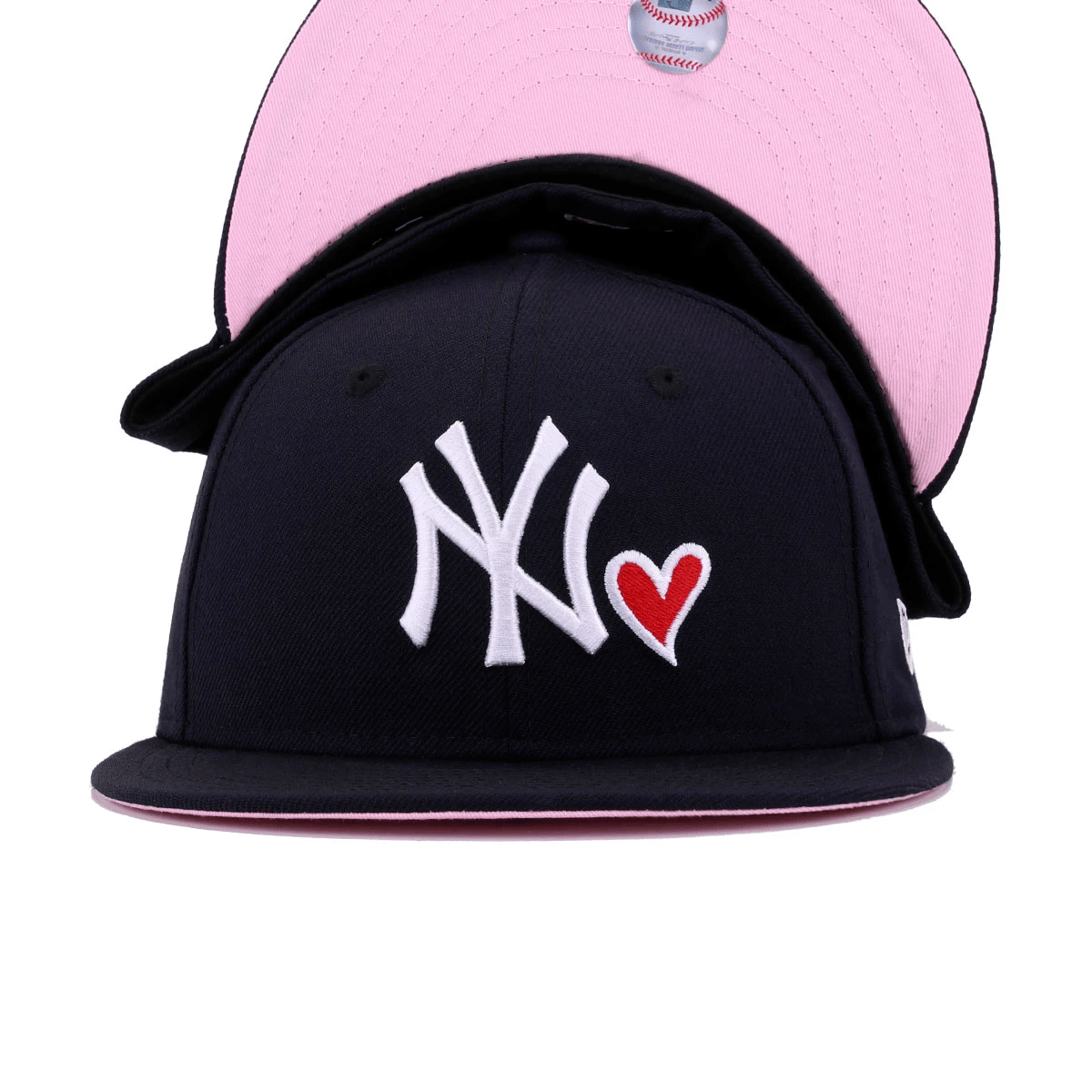 New York Yankees Heart Fitted Hat