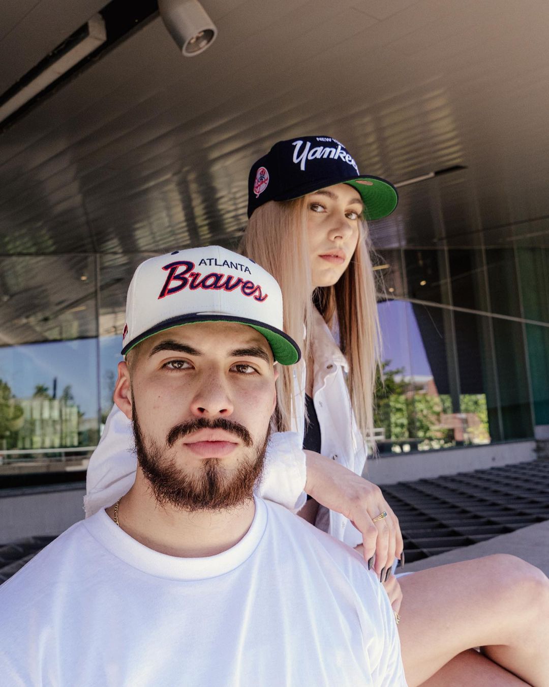 MLB Retro Script Fitted Hat