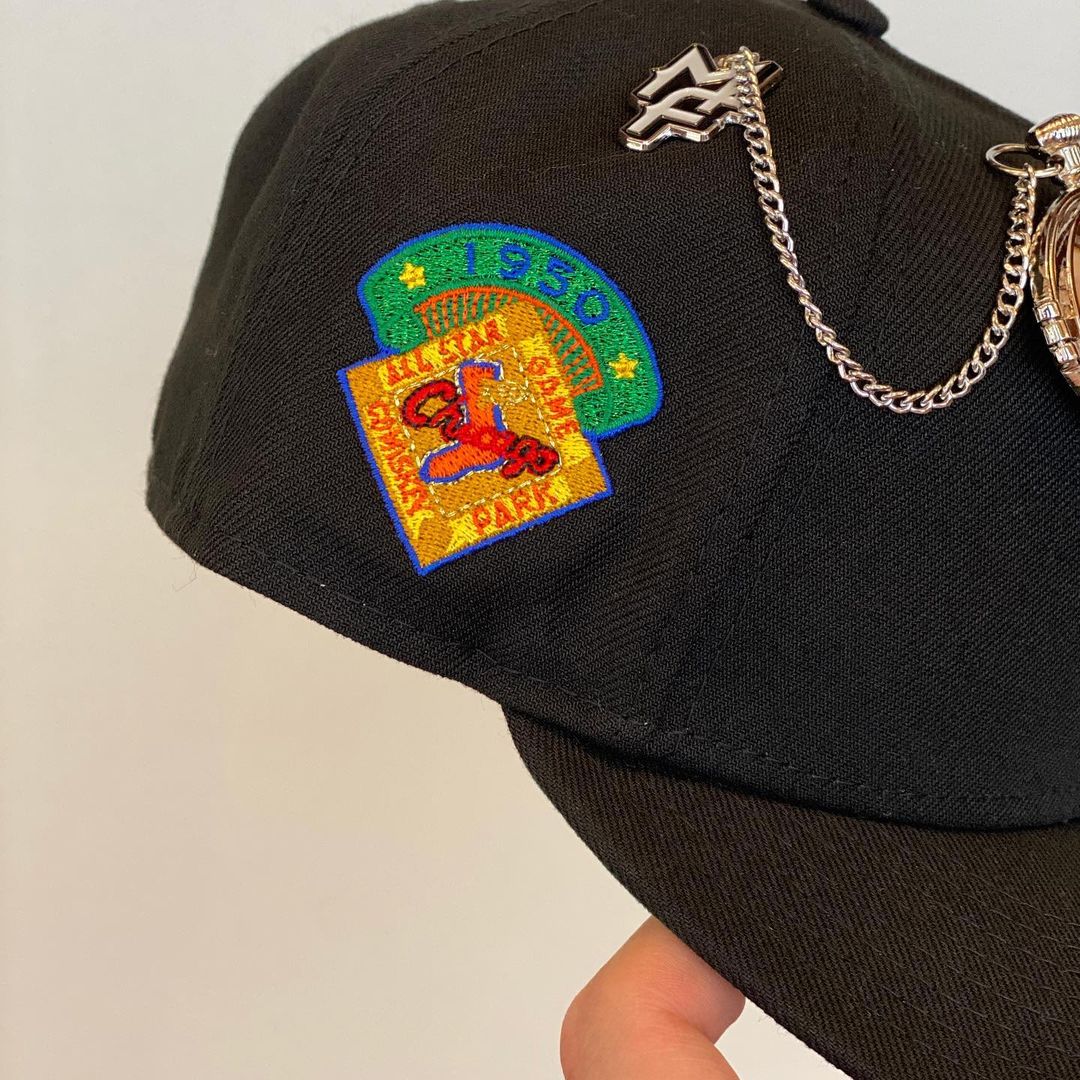 Fitted Hats With Pocket Watch Pin