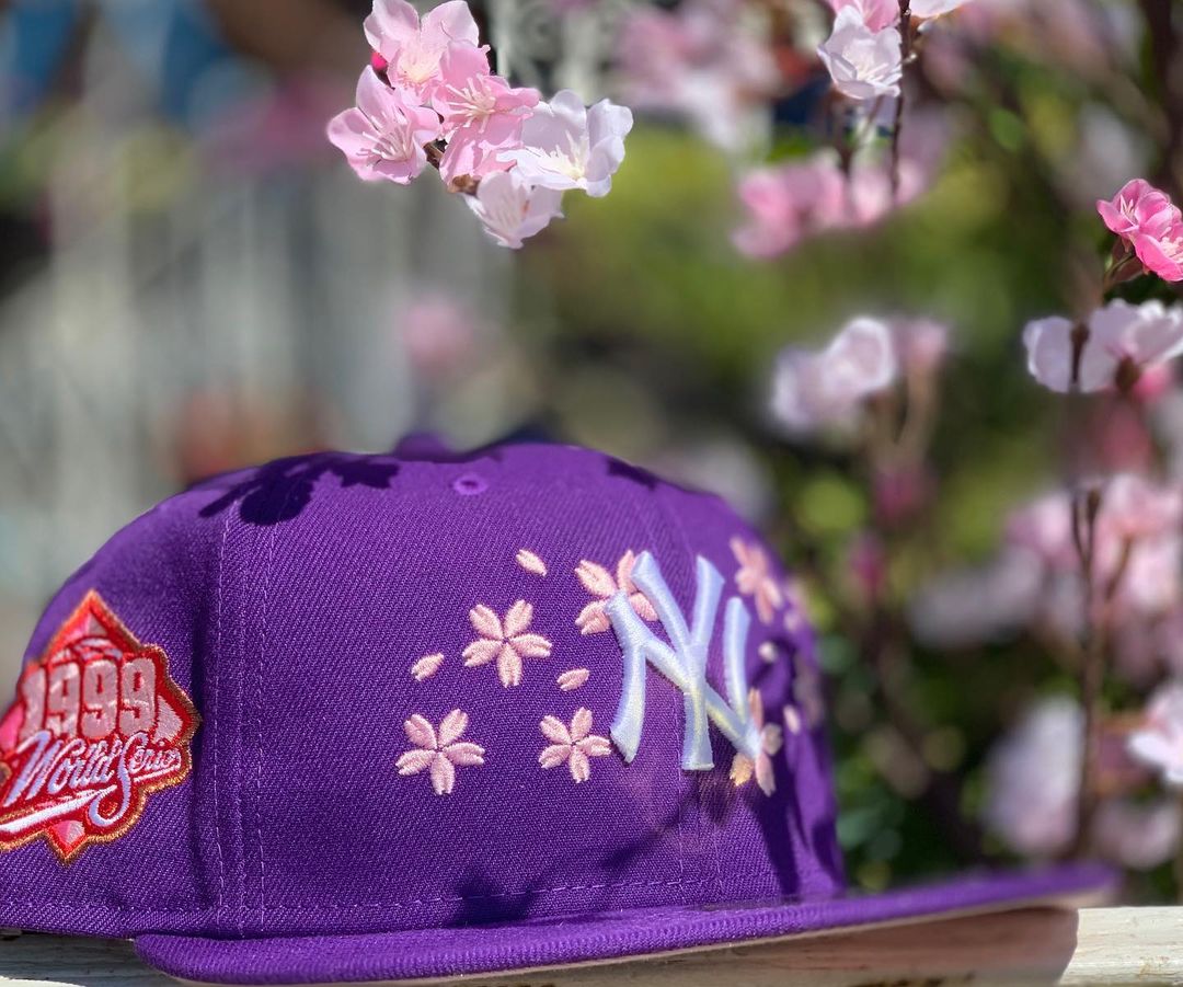 Cherry Blossom Fitted Hats