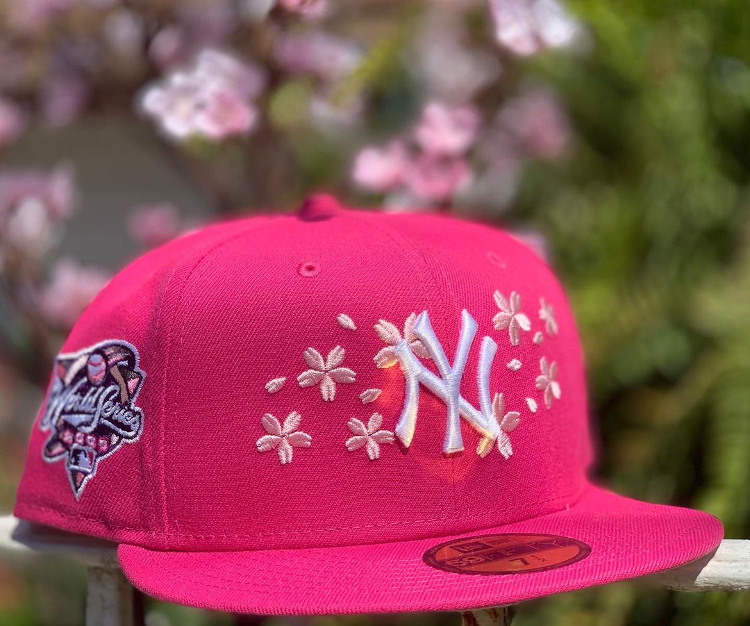 Cherry Blossom Fitted Hats