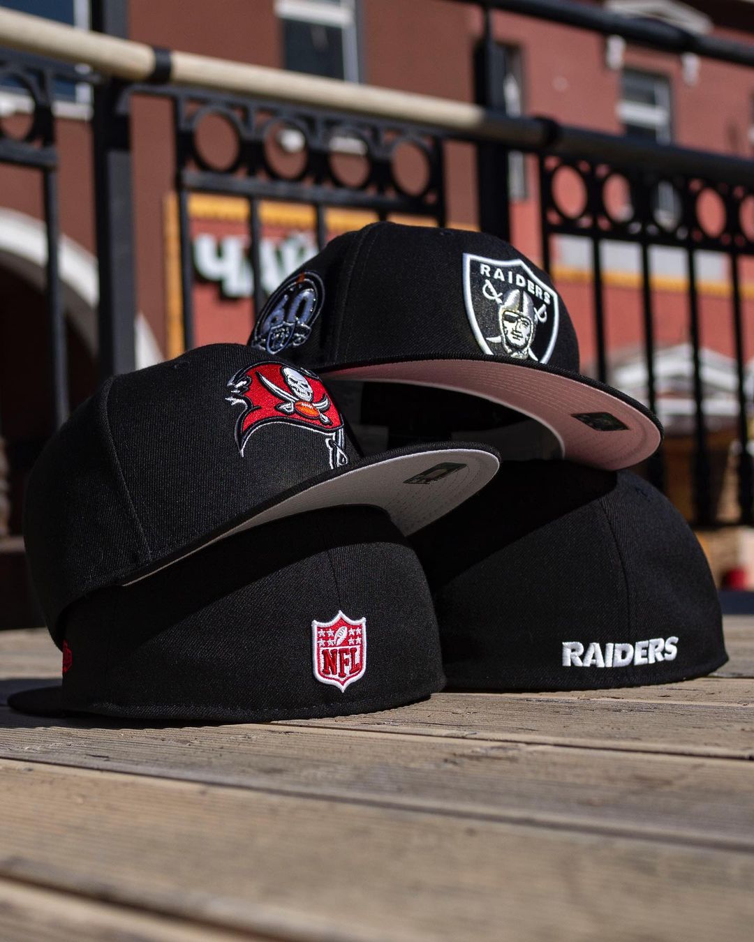 Raiders x Buccaneers Fitted Hats