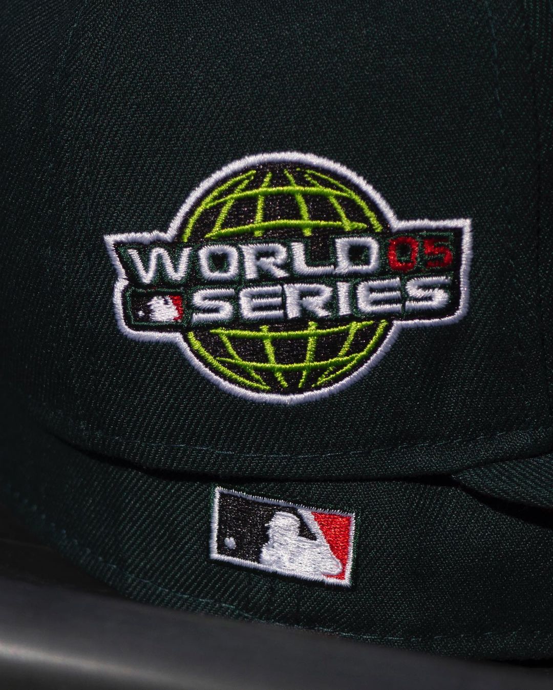 Fam Cap Green Red Fitted Hat