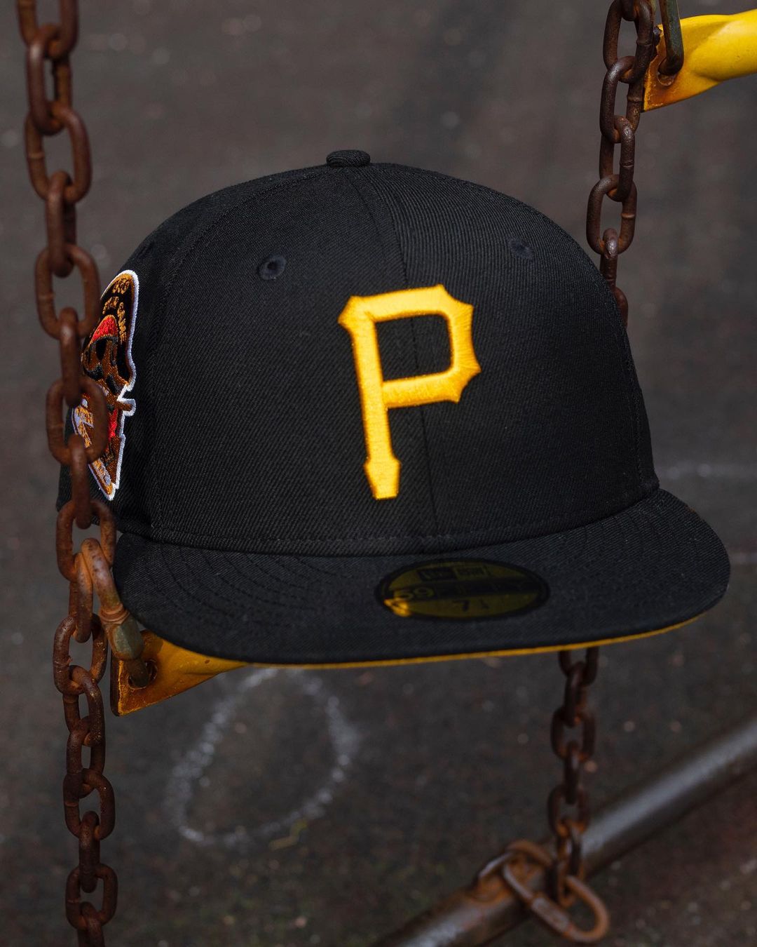 MLB Yellow Undervisor Fitted Hats