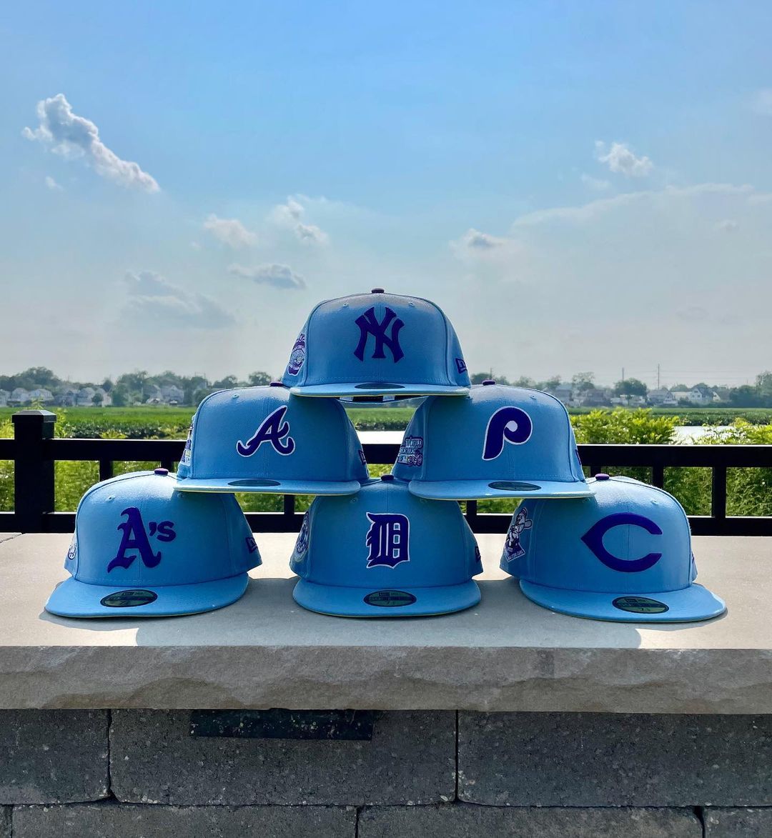 Blue Sky Fitted Hats Pro Image Sports