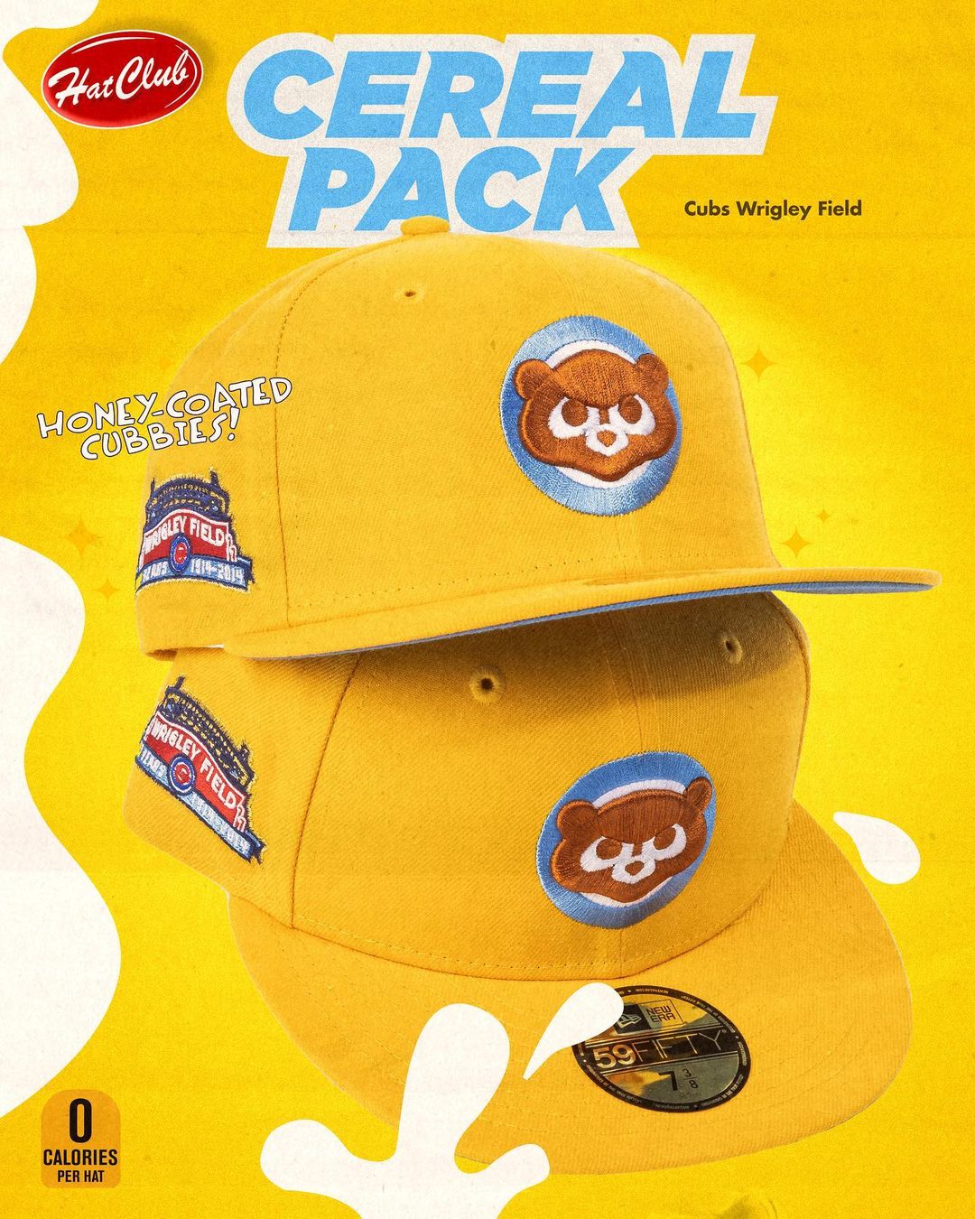 Cereal Pack Fitted Hats