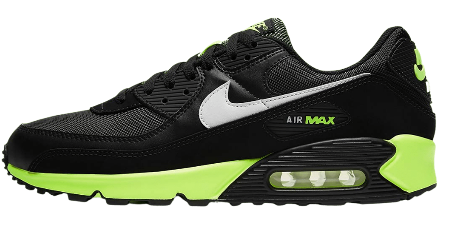 Nike Air Max 90 Black Hot Lime