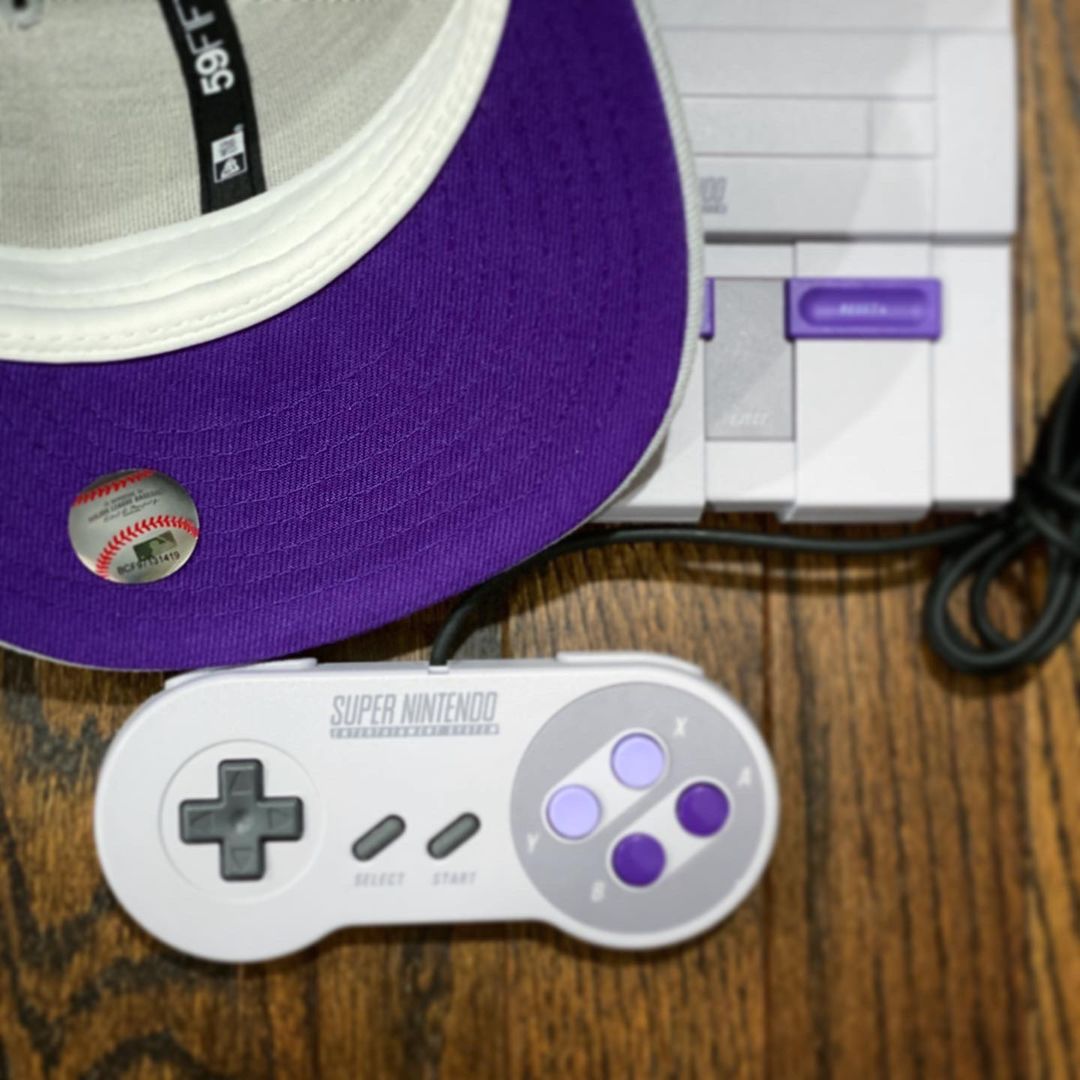 Seattle Mariners Super Nintendo Fitted Hat