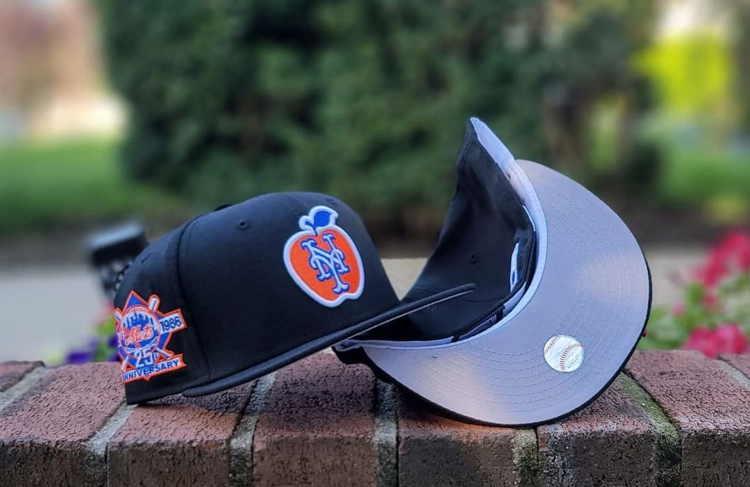 Black & Orange NY Mets Baseball Cap