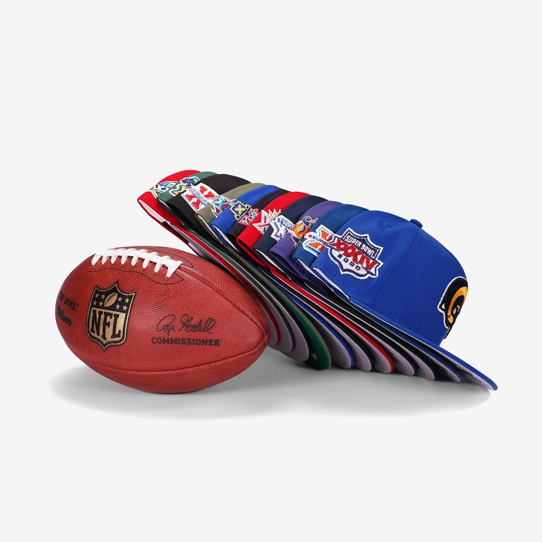 Super Bowl Side Patch Fitted Hats