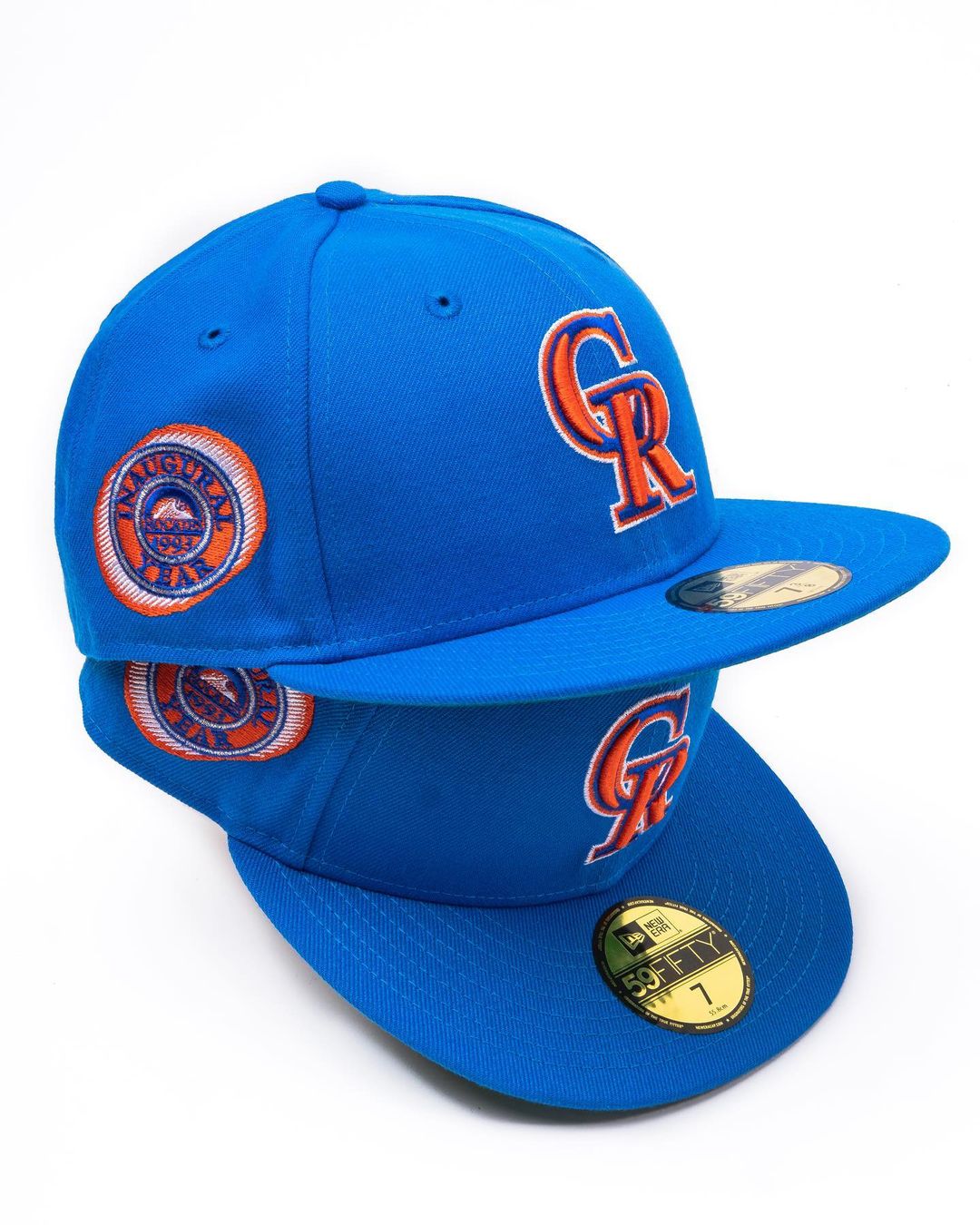 Royal Blue and Orange Colorado Rockies Baseball Cap