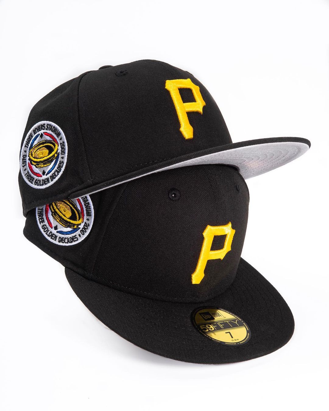 Black and Yellow Pittsburgh Pirates Baseball Cap