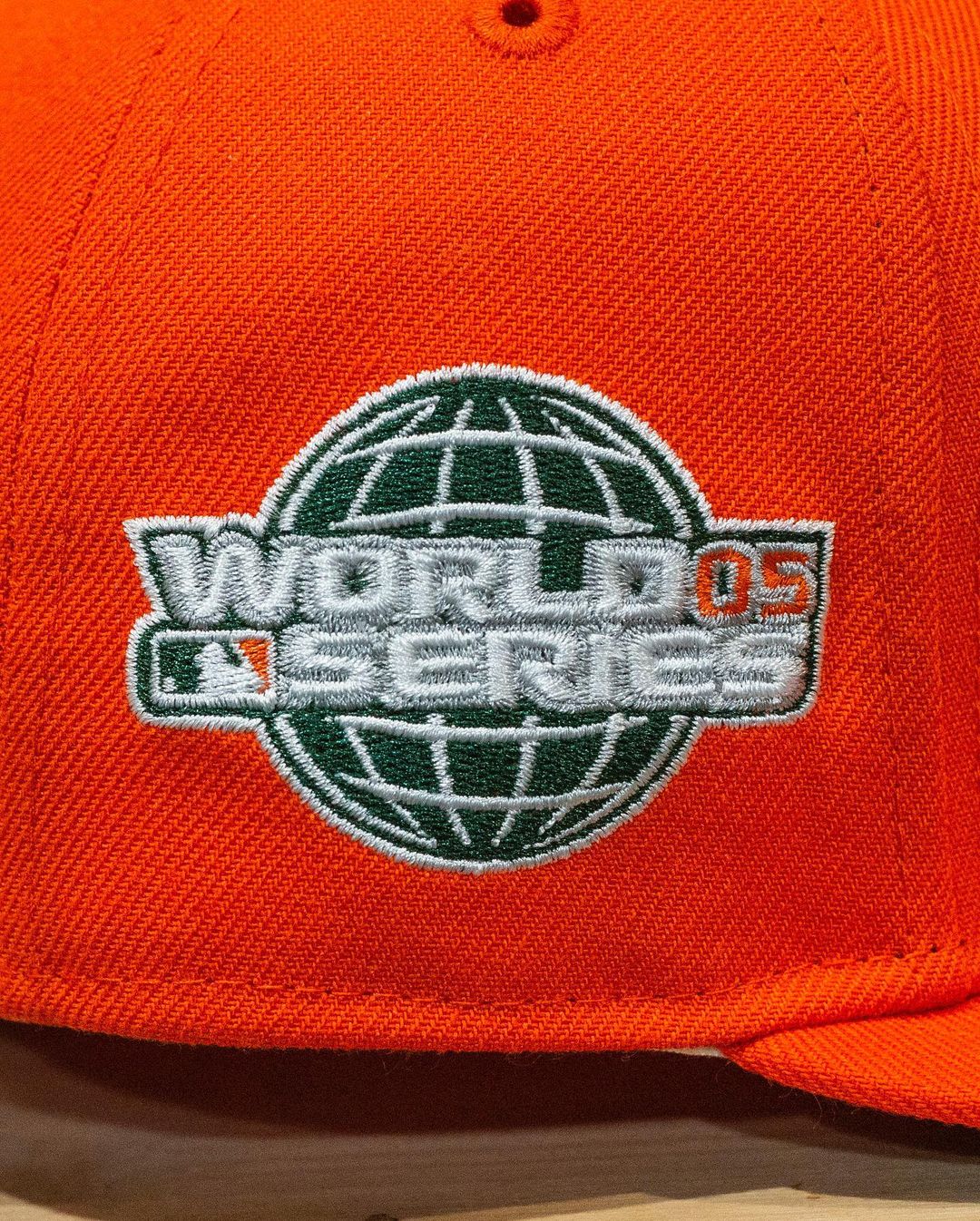 Orange & Dark Green Houston Astros Fitted Hat