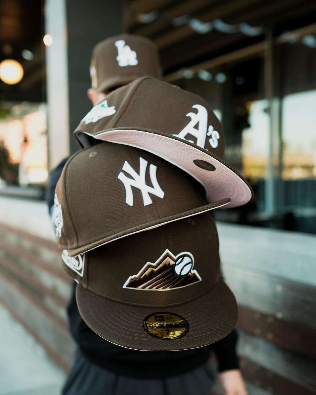 Brown New York Yankees Fitted Hat  Fitted hats, Custom fitted hats, Yankee  fitted