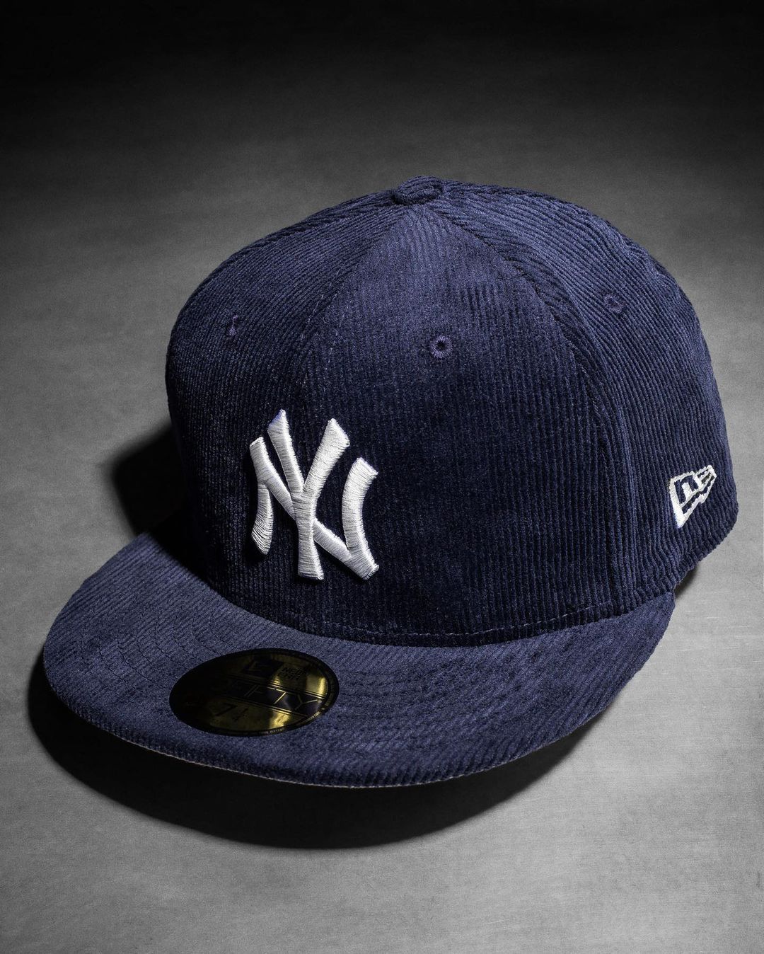 New Era New York Yankees Navy Corduroy Fitted Hat