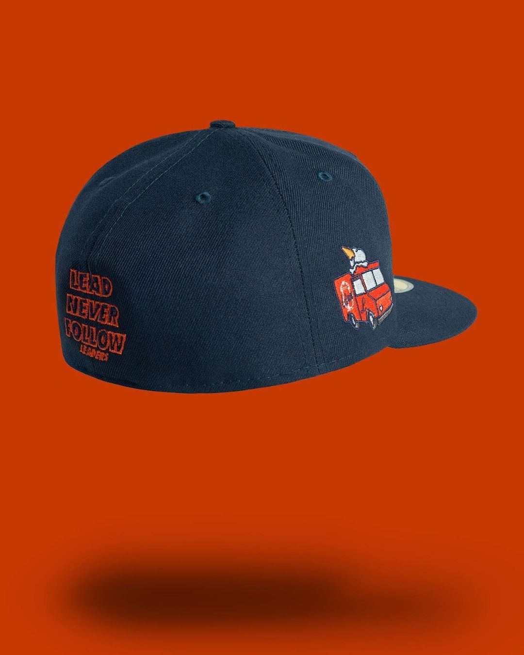 Leaders 1354 x Chicago Bears 1946 Navy/Orange Fitted Hat