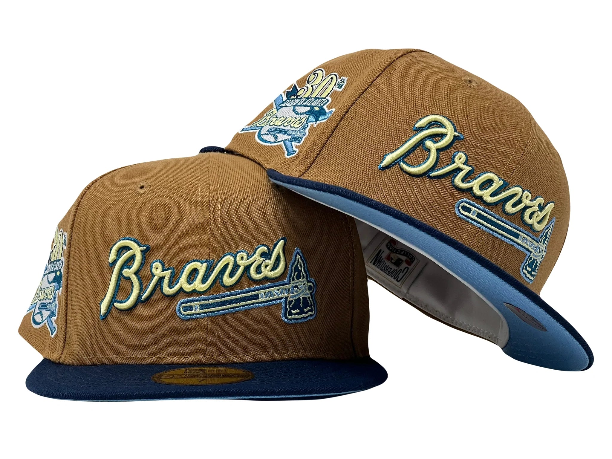 Light Bronze & Navy Fitted Hats