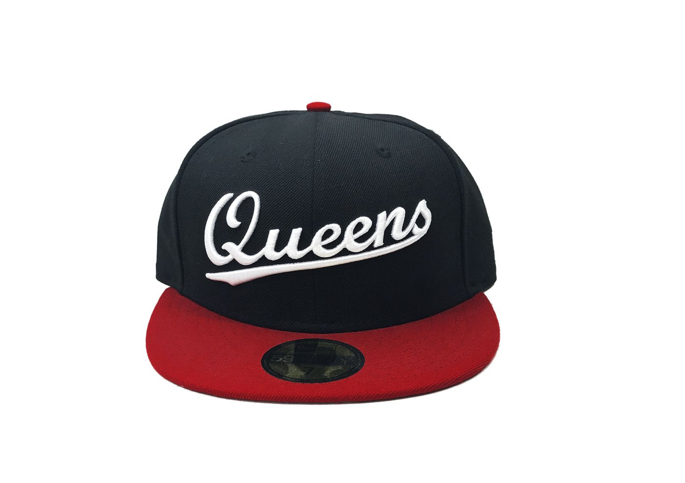 Queens Fitted Hat (Black, Red , White)