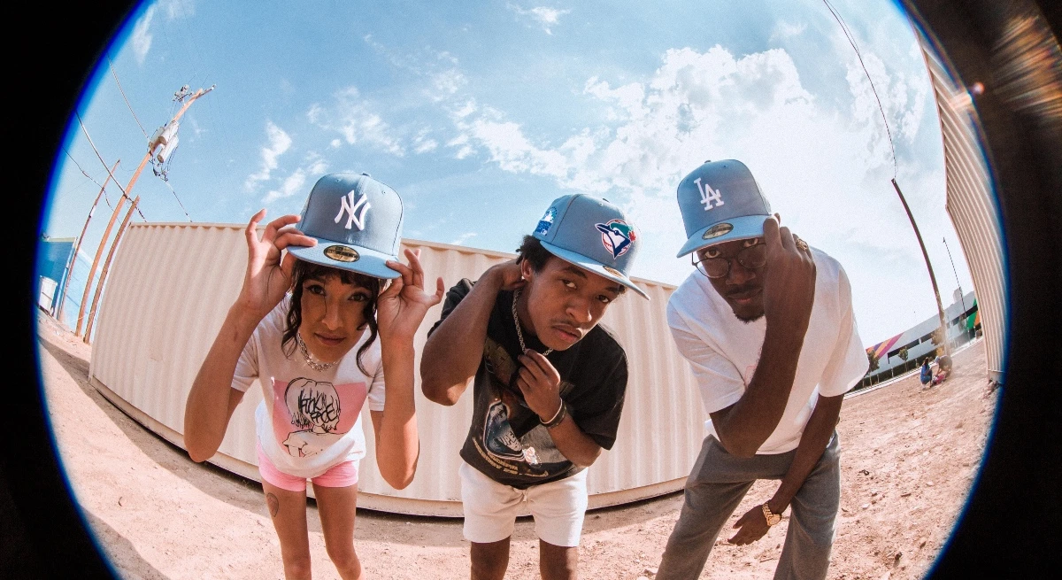 Cotton Candy Fitted Hat
