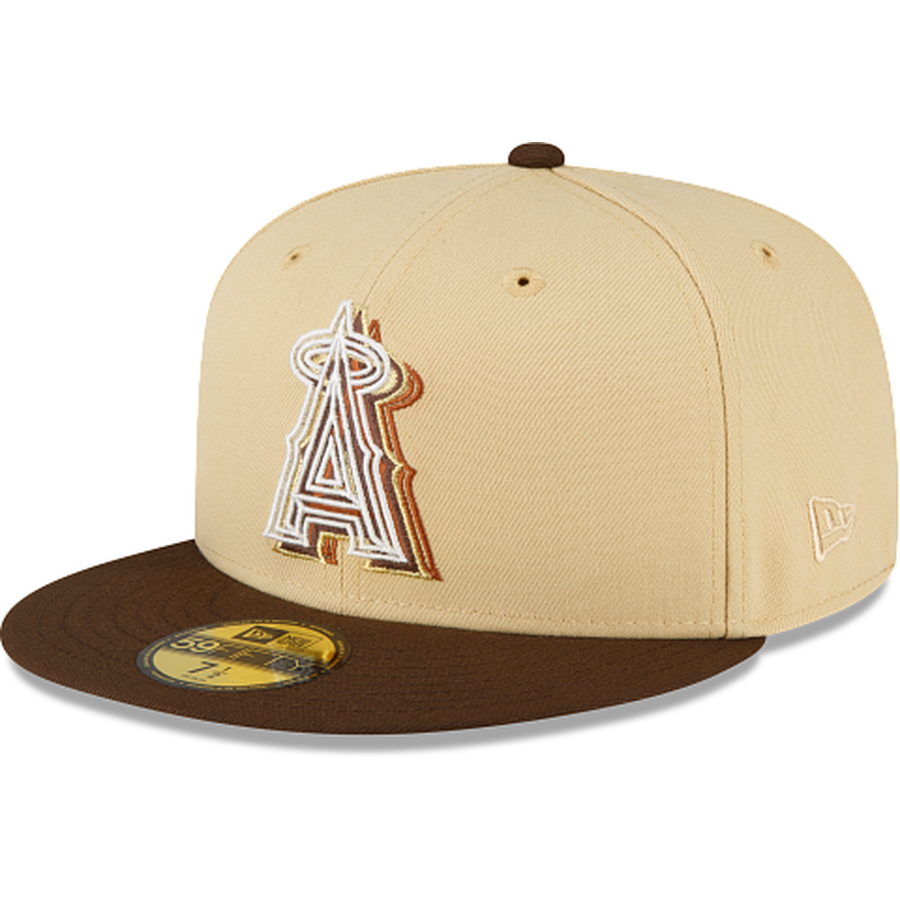 MLB Blond Fitted Hats by New Era | Tan & Brown 2023 Fitted Caps